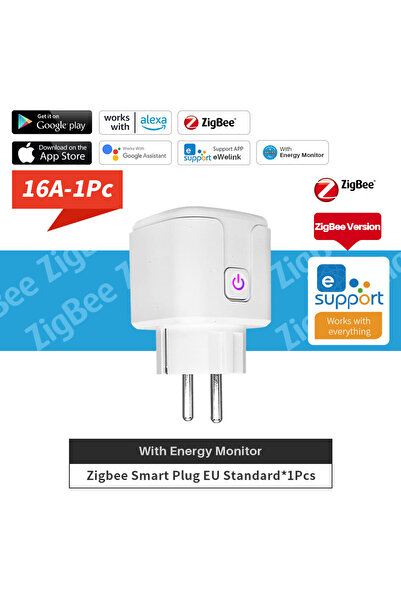 Choice 16A-1Pc eWelink Zigbee eWelink Zigbee Smart Plug Sket With Timing/Coun...