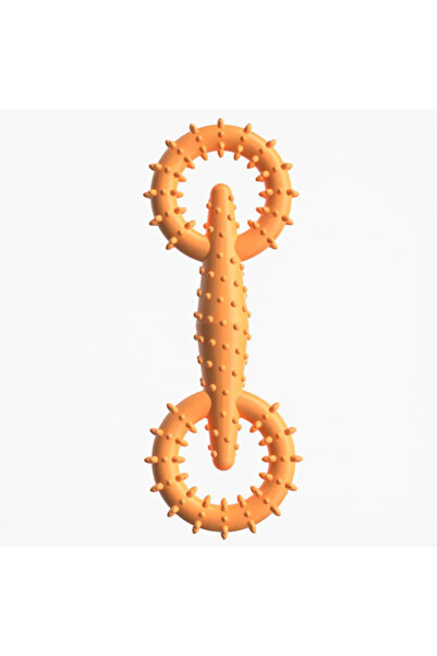 Choice3 لعبة مضغ للجراء على شكل حلقة سحب برتقالية اللون، ألعاب حلقات سحب غير ...