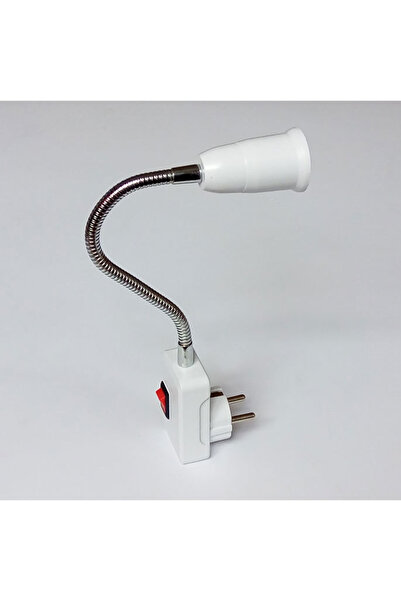 Choice6 Square EU Plug E27 Lamp Base Flexible Bend Mobile Test Light Sket Lig...