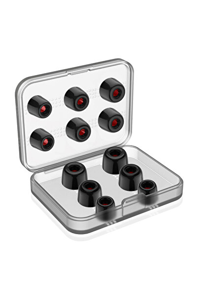 Choice3 سماعات أذن عازلة للضوضاء من كومبلاي، سوداء وحمراء، مزودة وسادة، توفر ...