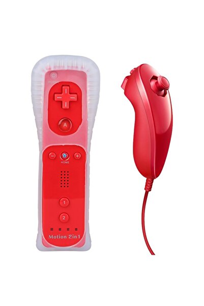 Choice1 Red STORM WYRM Controllers Compatible for wii and Wii U with Built in...