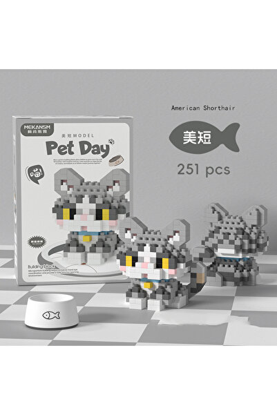 Choice3 JM-222-NOBOX مكعبات بناء صغيرة للحيوانات الأليفة (كلاب، قطط، بوردر كو...