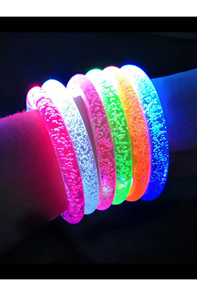 Choice1 40 قطعة من أساور الحفلات الملونة بتقنية LED (1/10/40 قطعة) - لوازم حف...