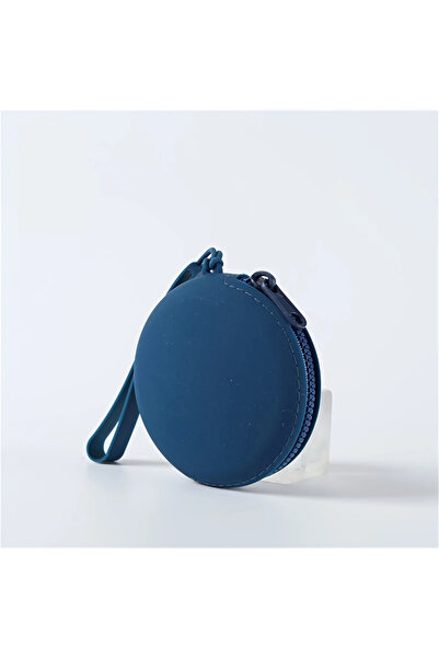 Choice حقيبة سيليكون زرقاء داكنة واحدة لحفظ مكافآت الحيوانات الأليفة، حقيبة ت...