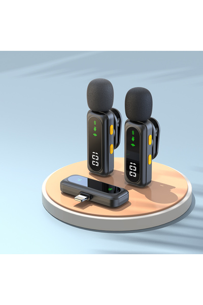 choice2 ميكروفون لاسلكي صغير لتسجيل الصوت والفيديو لأجهزة iPhone و iOS 8-14 J21