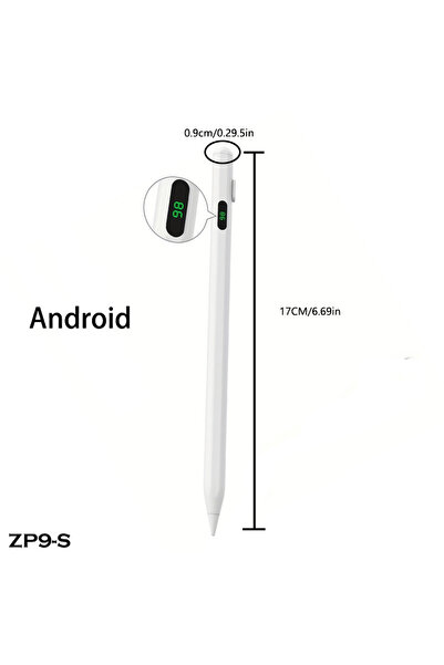 Choice قلم اللمس العالمي ZP9-S-white، قلم متعدد الاستخدامات لشاشات العرض السع...