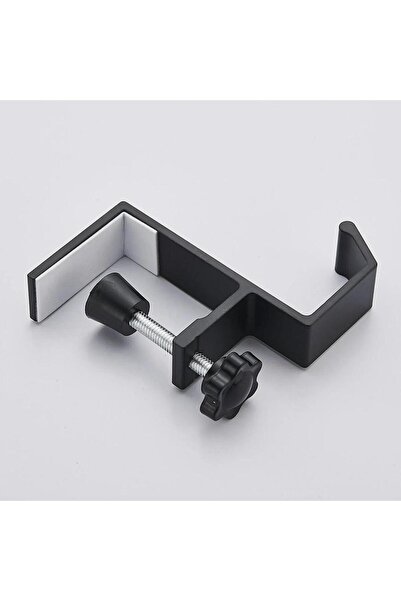 Choice5 A-Black Adjustable Desk Edge Hook Without Punching Home Desktop Edge ...