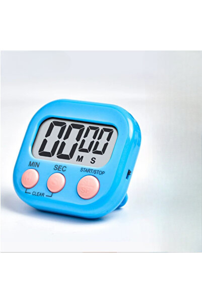 Choice3 مؤقت مطبخ أزرق مغناطيسي بشاشة LCD رقمية للعد التنازلي، مؤقت طهي مع من...