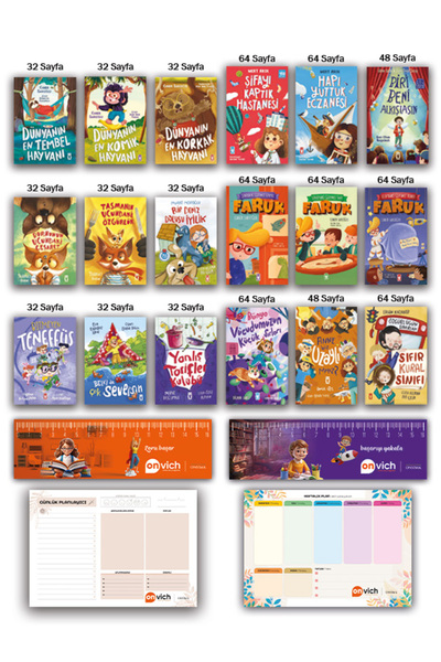 Timaş Çocuk 1. 2. Sınıf 18 Kitaplık Hikaye Okuma Seti - Teneffüs Biri Beni Al...