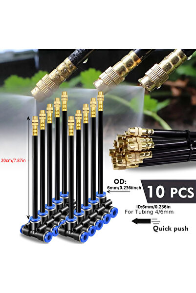 Choice1 فوهات بطول 20 سم فقط، 30-5 م، 1/4 بوصة، 4/6 مم، نظام يحافظ على البرود...