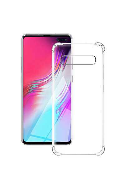 Choice جراب مقاوم للصدمات لهاتف سامسونج S10، جراب TPU شفاف مقاوم للصدمات لهات...