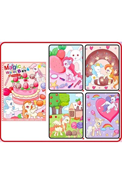 Choice10 5 Magical Book Water Drawing Montessori Toys Reusable Coloring Book ...