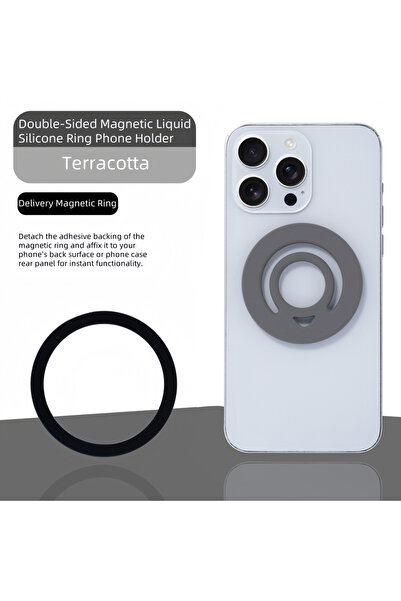 Choice6 حلقة سحب من الطين المحروق، مشبك حلقة من السيليكون السائل، أحدث حلقة م...