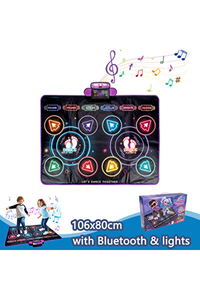 Choice10 سجادة رقص إلكترونية للأطفال مزودة بتقنية بلوتوث وصندوق، بطانية رقص، ...