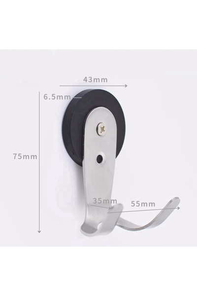 Choice Silver Coffee Handle Magnetic Hook Bottomless Bottom Horn Handle Stora...