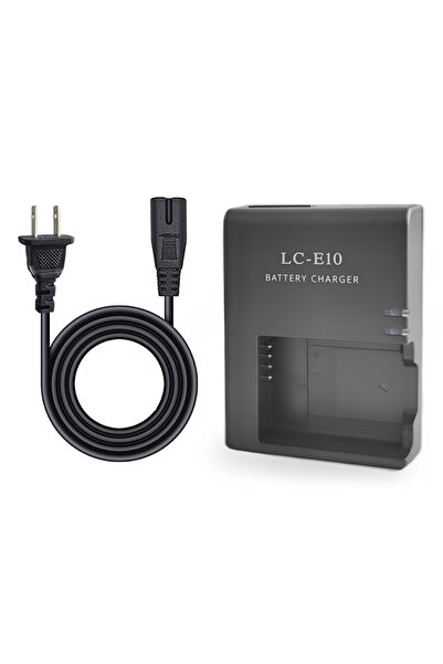 choice2 شاحن بطاريات LC-E10/E LC-E10C LP-E10 لكاميرات كانون EOS 2000D، 4000D،...