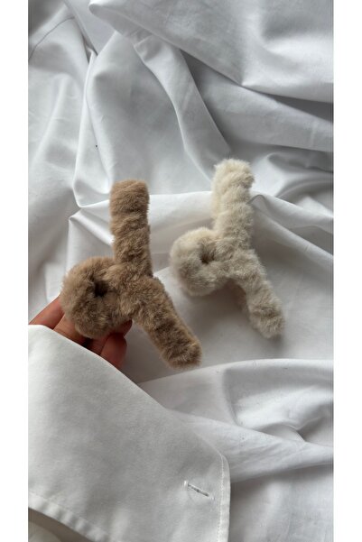 YOYYO 2-Pack Women's Plush Furry Oversized Snap Buckle - Soft Textured Winter...