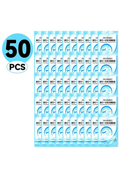 choice2 ٥٠ قطعة من أغطية مقاعد المراحيض، أغطية المراحيض، ملحقات الحمام، سجادا...