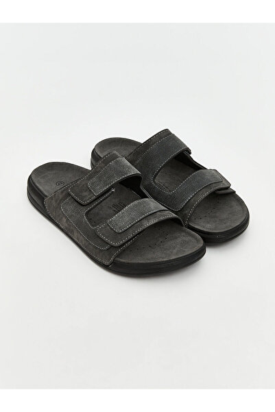 LC Waikiki Vizyon New Season Double Strap Velcro Men's Slippers