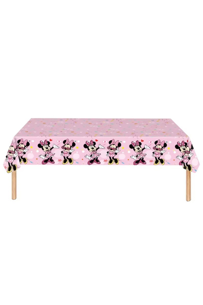 Choice7 1pcs Type-5 Minnie Mouse Tablecloth Birthday Party Decor Mickey Minni...