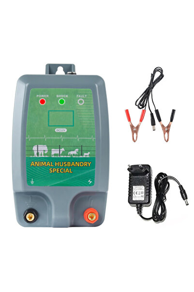 Choice سياج كهربائي للحيوانات بطول 10 كيلومترات، مزود بقابس أوروبي، لحماية ال...