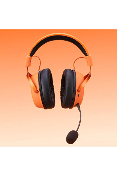 Choice سماعات الألعاب N9 فائقة البرتقالية من ATK Neptune N9، سماعات رأس فوق ا...