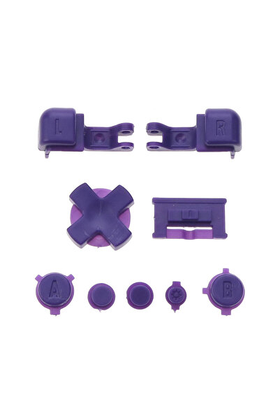 Choice9 Purple YuXi Replacement Butt Set For Gameboy Advance SP for GBA SP Co...