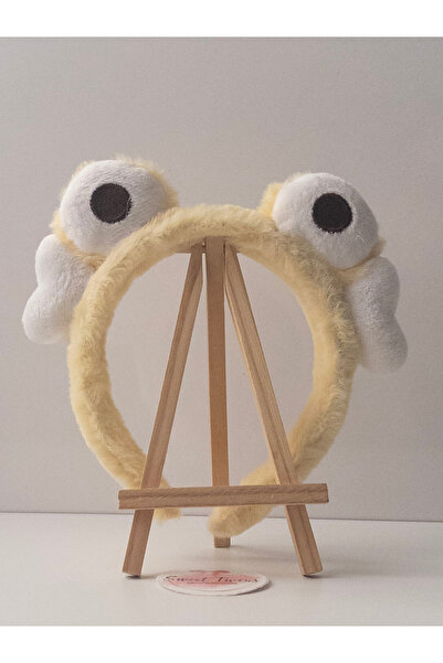 Sweet twins accessories Heart Frog-Eyed Children's Crown Gift Pink Plush Girl...