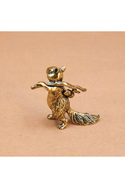 Choice SZBJ-1PCS زينة مكتبية من النحاس الصلب، مضادة للسناجب، مصنوعة يدويًا عل...