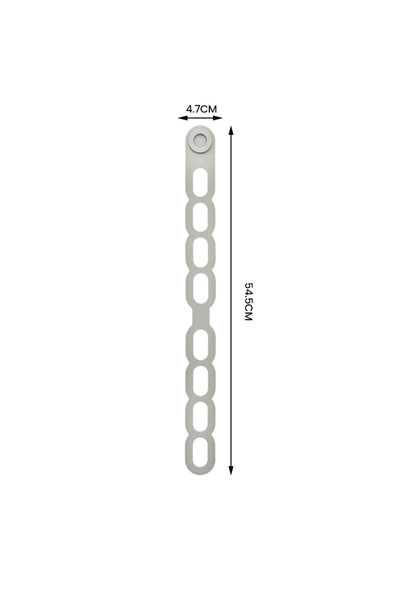 Choice1 شريط تثبيت غطاء سيليكون رمادي قابل للتمدد، قطعة واحدة، مقاوم للرذاذ و...