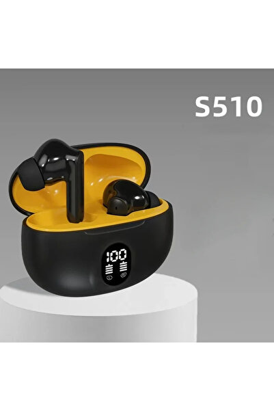 Choice1 سماعات رأس لاسلكية بلوتوث S510 سوداء اللون، تعمل باللمس، ستيريو عالي ...