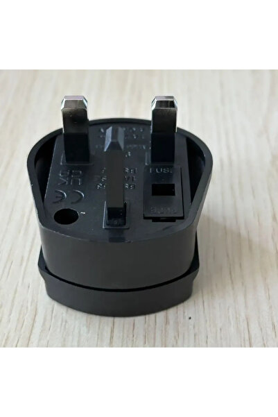 choice2 1pc black UK 2-Pin to 3-Pin Plug Adapter for Electric Toothbrush/Shav...
