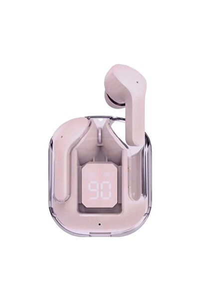 Choice سماعات أذن T2 لاسلكية أصلية باللون الوردي مزودة بتقنية البلوتوث وسماعا...