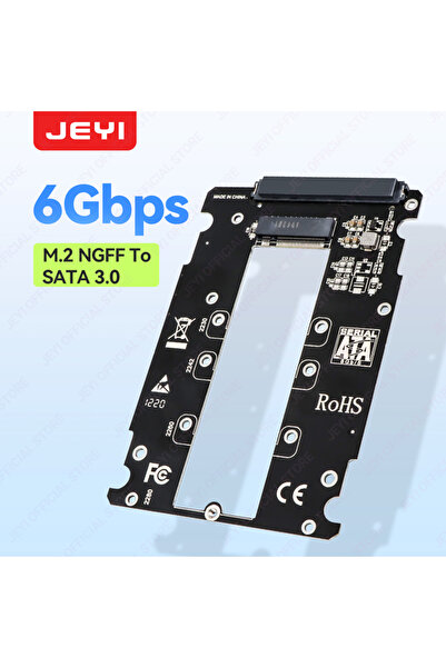 Choice علبة أقراص صلبة JEYI S118s JEYI (6 جيجابت في الثانية) M.2 NGFF إلى SAT...