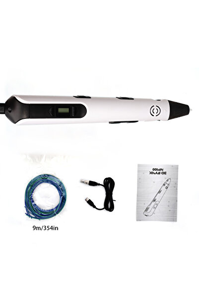 Choice6 خيوط PLA بيضاء بطول 9 أمتار، قلم طباعة ثلاثية الأبعاد جديد من PLA بطو...