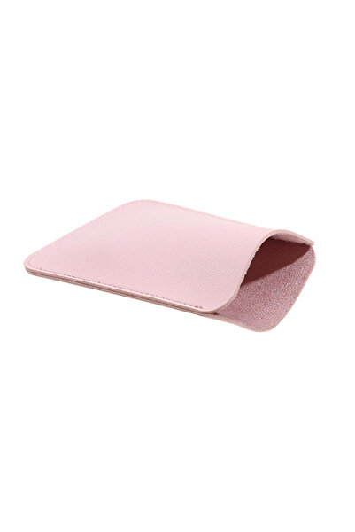 Choice1 Pink 1/2Pcs Wireless Mouse Storage Bag PU Leather Protective Sleeve B...