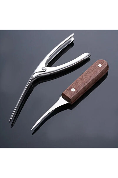 Choice1 قطعتان ونصف من أداة تقشير الروبيان المصنوعة من الفولاذ المقاوم للصدأ،...