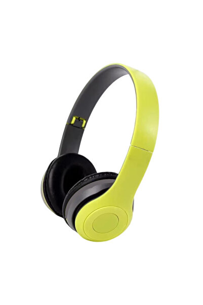 Choice1 سماعات رأس لاسلكية خضراء P47 بتقنية بلوتوث 5.0، قابلة للطي، صوت ستيري...