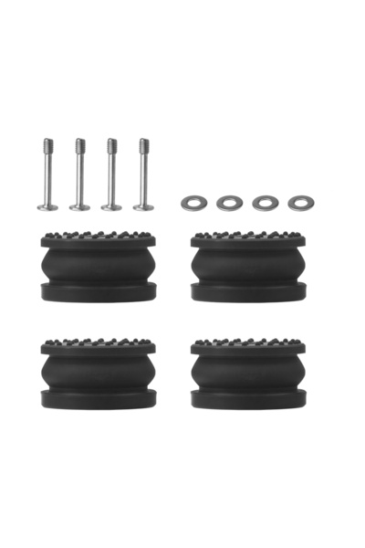 Choice1 مجموعتان من 4 قطع من وسادات القدم المضادة للاهتزاز من تاويوت، مناسبة ...