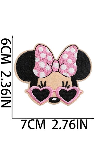 Choice10 رقعة مينيسو ليزر برايت، قطعة واحدة، بتصميم كرتوني من ديزني، ميكي ومي...