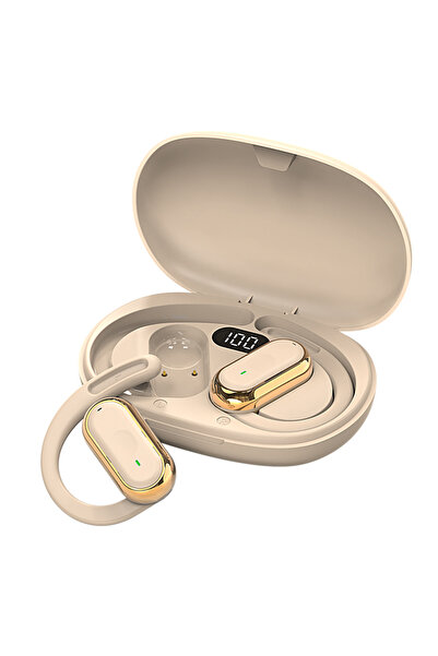 Choice سماعات أذن لاسلكية من نوع Mi، لون كاكي، بتقنية بلوتوث 5.4، مقاومة للما...