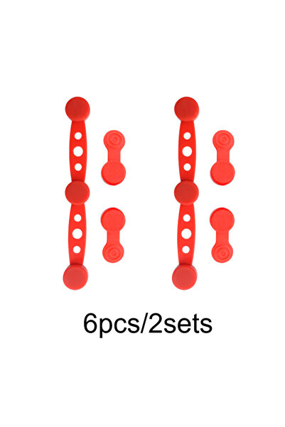 choice2 Red 2sets 6pcs/2sets Magnetic Silicone Buckles for Air Fryer - Non-St...