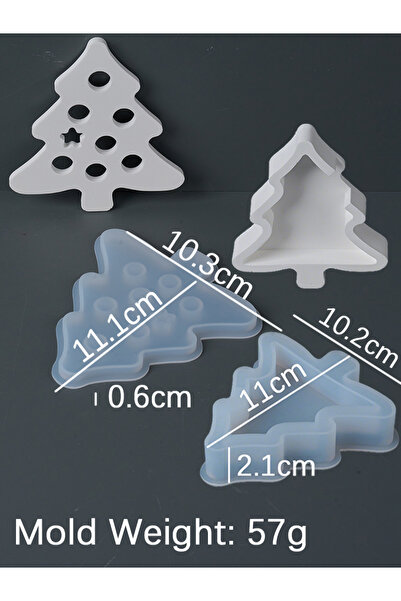 choice2 Circle Set Christmas Ornament Atmosphere Light Silicone Mold DIY Hand...