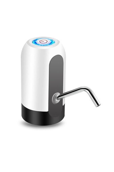 Choice1 موزع مياه كهربائي محمول أبيض اللون، مزود بشاحن USB، ومضخة كهربائية لز...