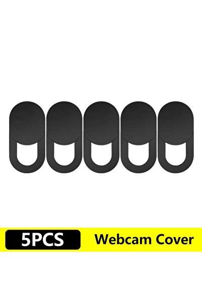 Choice8 5Pcs Black 0.03 inch Ultra Thin Laptop Camera Cover for iPhone iPad M...