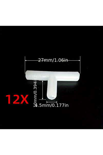 Choice3 12 قطعة وصلة ثلاثية الاتجاهات 12/30 قطعة وصلة بلاستيكية ثلاثية الاتجا...
