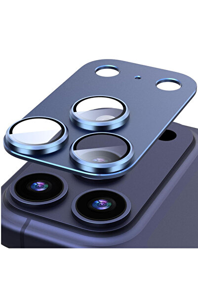 choice2 for iPhone 17Pro Max Blue Aluminium Alloy Tempered Glass For iPhone 1...