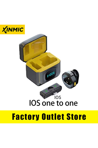 Choice1 ميكروفون XinMic J6 اللاسلكي الصغير بتقنية إلغاء الضوضاء، متوافق مع أج...