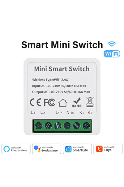 Choice1 WIFI 20A Tuya WiFi/Zigbee3.0 Mini Breaker DIY Smart Home Switch 2 Way...