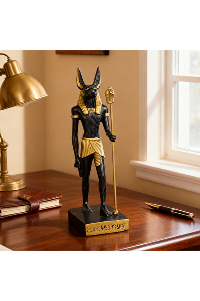Choice تمثال أنوبيس من الأساطير المصرية، مصنوع من الراتنج، رقم BJ60823، لتزيي...
